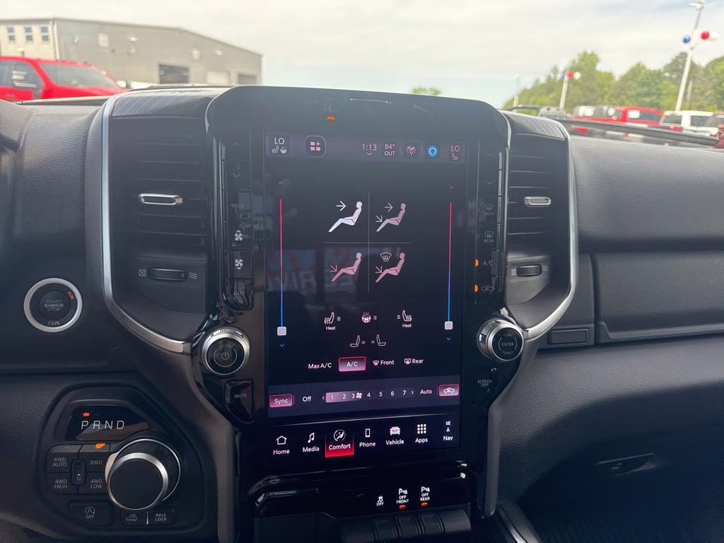 2025 Flame Red Clearcoat Ram 1500 Big Horn 4X4 Truck