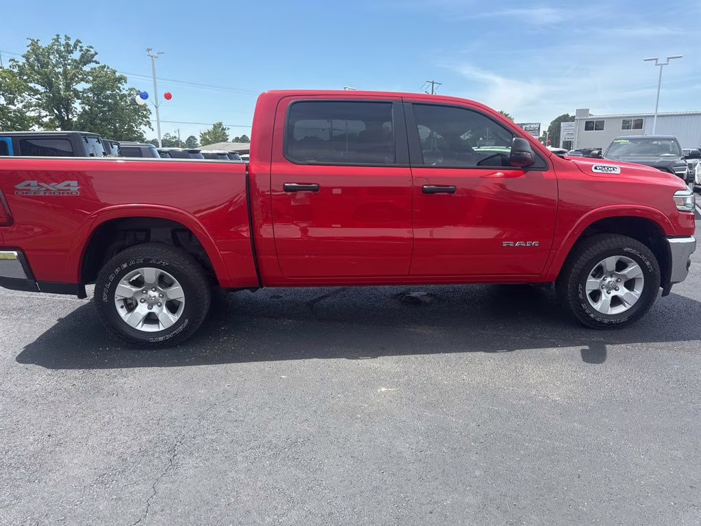 2025 Flame Red Clearcoat Ram 1500 Big Horn 4X4 Truck