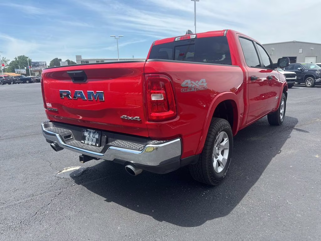 2025 Flame Red Clearcoat Ram 1500 Big Horn 4X4 Truck
