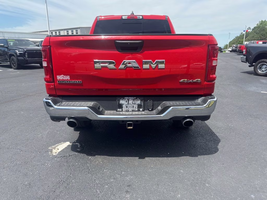2025 Flame Red Clearcoat Ram 1500 Big Horn 4X4 Truck