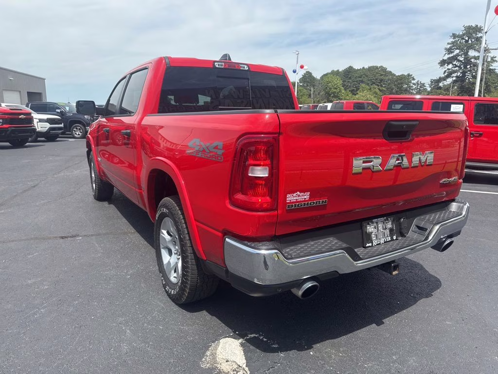 2025 Flame Red Clearcoat Ram 1500 Big Horn 4X4 Truck