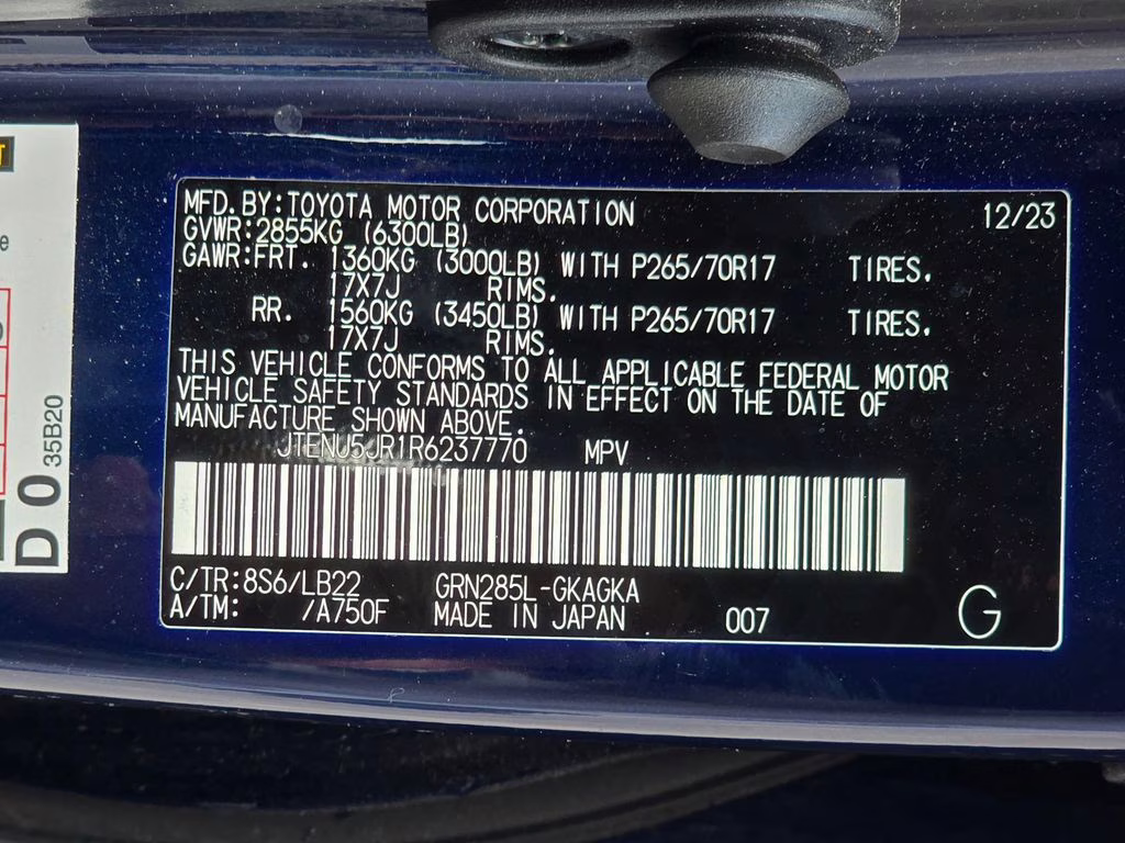 2024 Nautical Blue Metallic Toyota 4Runner SR5 Premium 4X4 SUV