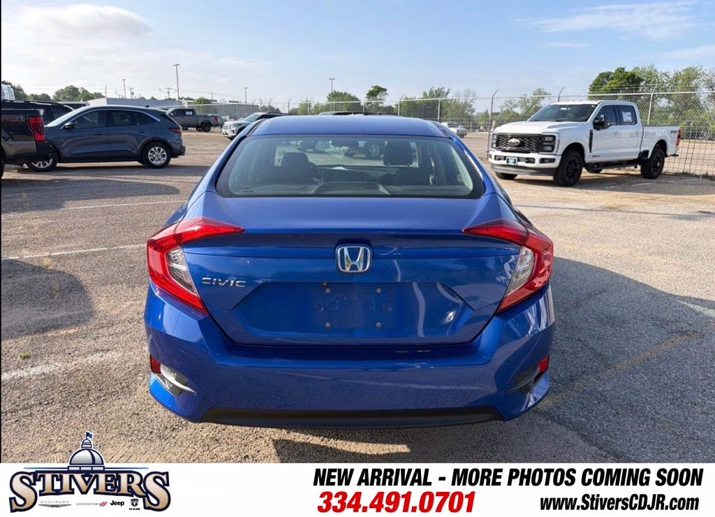 2017 Aegean Blue Metallic Honda Civic LX FWD Sedan