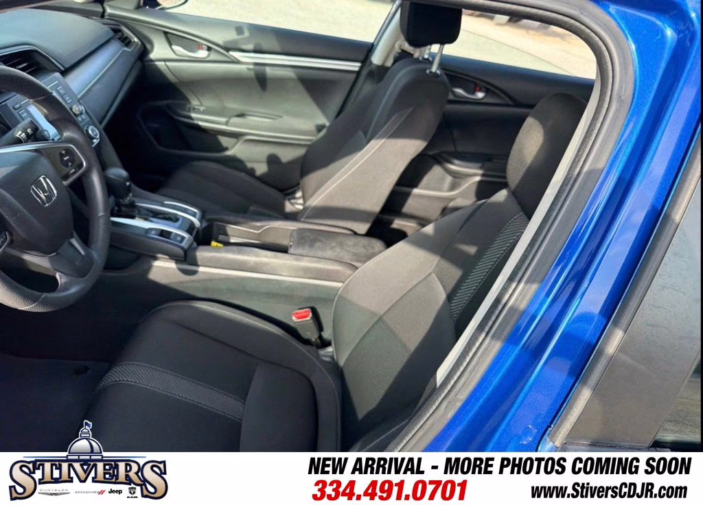 2017 Aegean Blue Metallic Honda Civic LX FWD Sedan