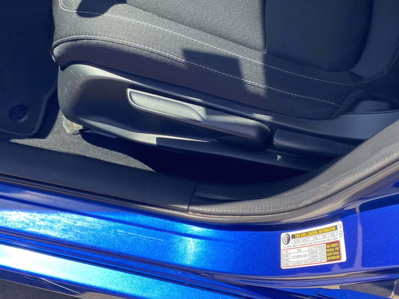 2017 Aegean Blue Metallic Honda Civic LX FWD Sedan