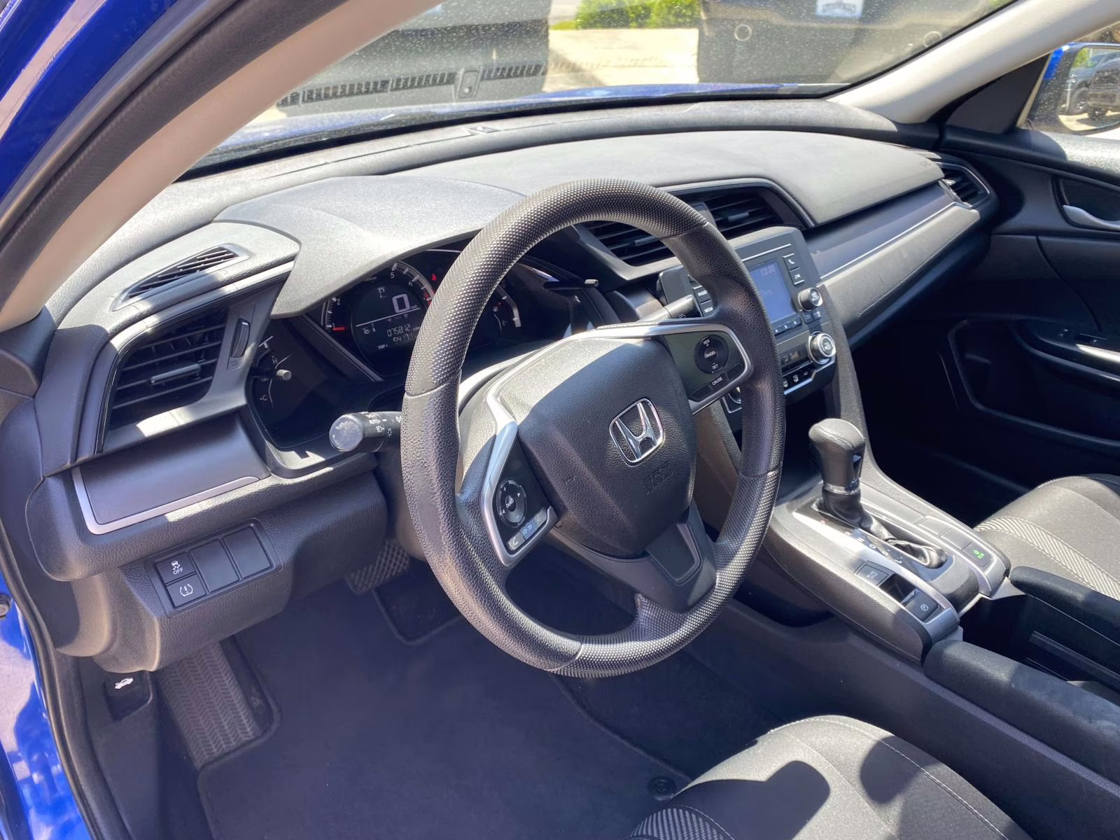 2017 Aegean Blue Metallic Honda Civic LX FWD Sedan