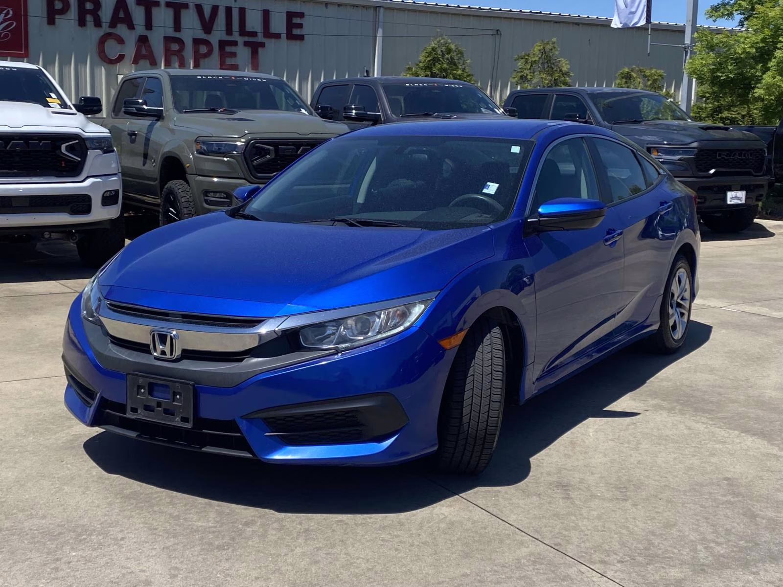 2017 Aegean Blue Metallic Honda Civic LX FWD Sedan