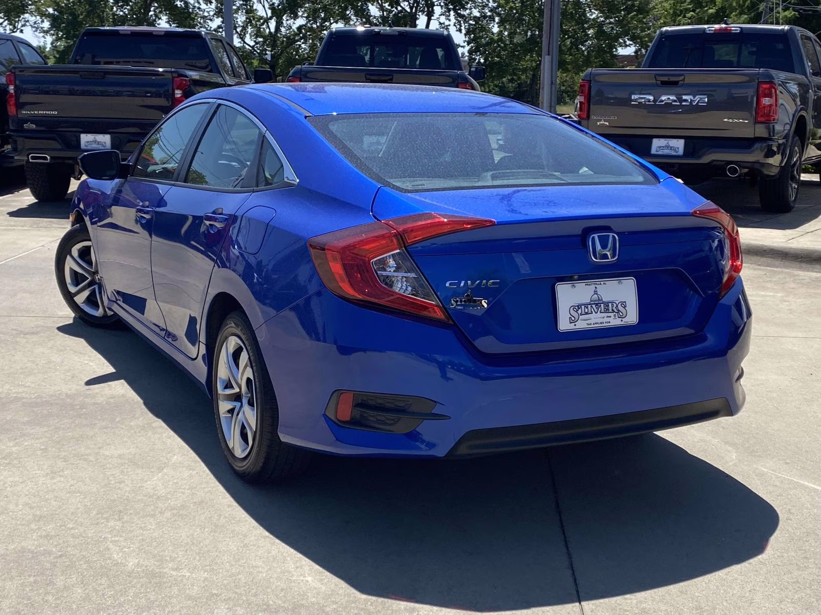 2017 Aegean Blue Metallic Honda Civic LX FWD Sedan