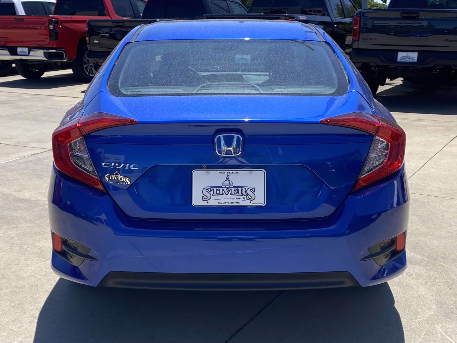 2017 Aegean Blue Metallic Honda Civic LX FWD Sedan