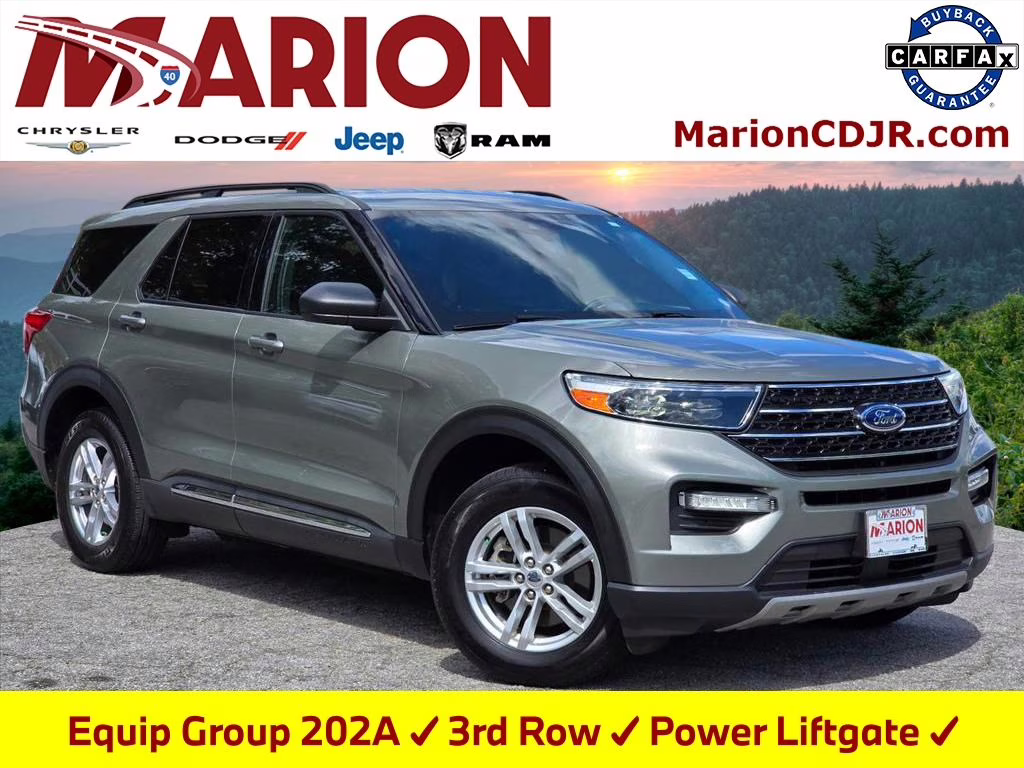2020 Silver Spruce Metallic Ford Explorer XLT 4X4 SUV