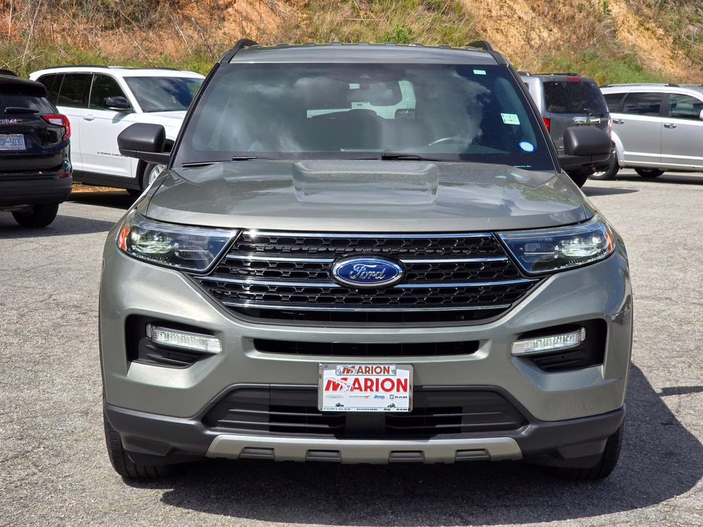 2020 Silver Spruce Metallic Ford Explorer XLT 4X4 SUV
