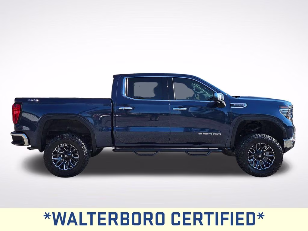 2022 Pacific Blue Metallic GMC Sierra 1500 SLT 4X4 Truck