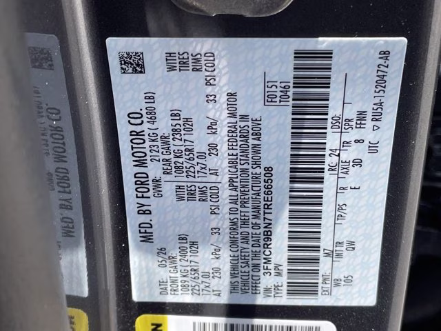 2026 Carbonized Gray Metallic Ford Bronco Sport Big Bend 4X4 SUV