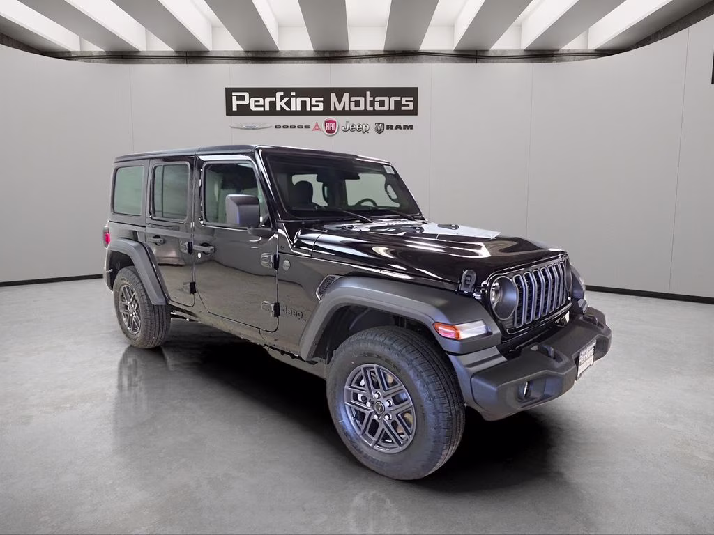 2026 Black Clearcoat Jeep Wrangler Sport S 4X4 SUV