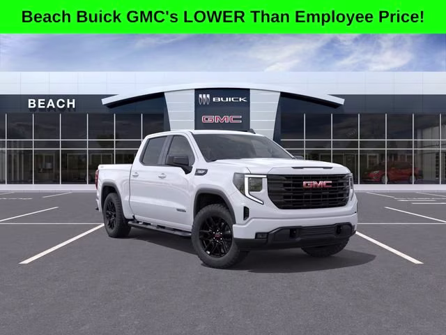 2026 Summit White GMC Sierra 1500 Elevation 4X4 Truck