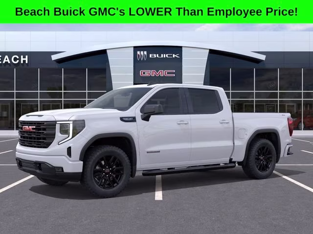2026 Summit White GMC Sierra 1500 Elevation 4X4 Truck