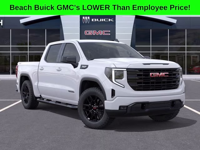 2026 Summit White GMC Sierra 1500 Elevation 4X4 Truck