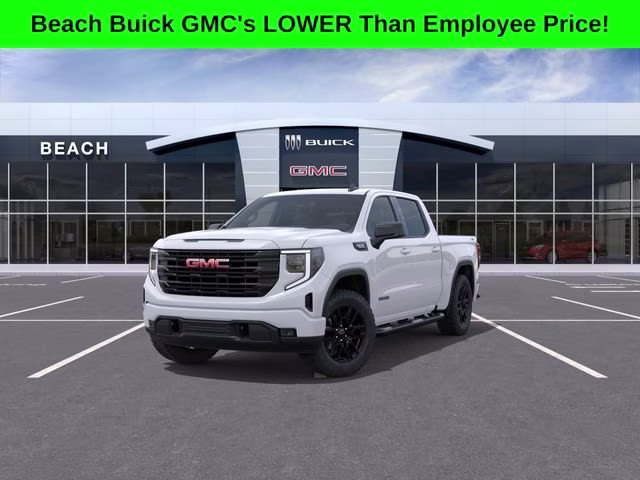 2026 Summit White GMC Sierra 1500 Elevation 4X4 Truck