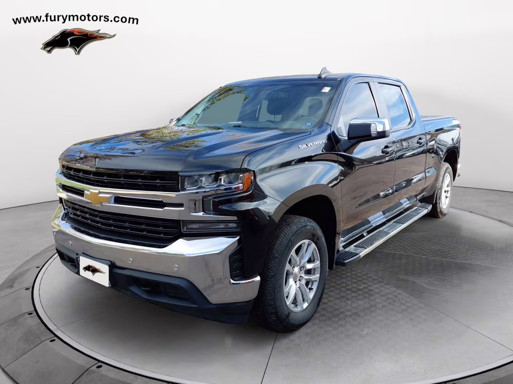 2020 Black Chevrolet Silverado 1500 LT w/Trailer Camera & Convenience 2 Pkgs 4X4 Truck