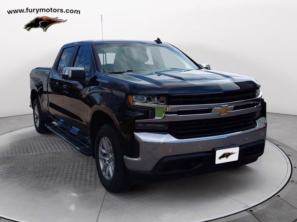 2020 Black Chevrolet Silverado 1500 LT w/Trailer Camera & Convenience 2 Pkgs 4X4 Truck