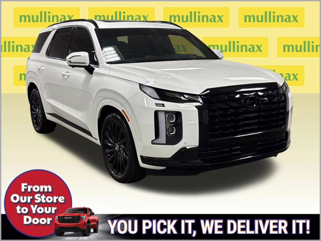 2025 Hyper White Hyundai Palisade Calligraphy Night Edition AWD SUV