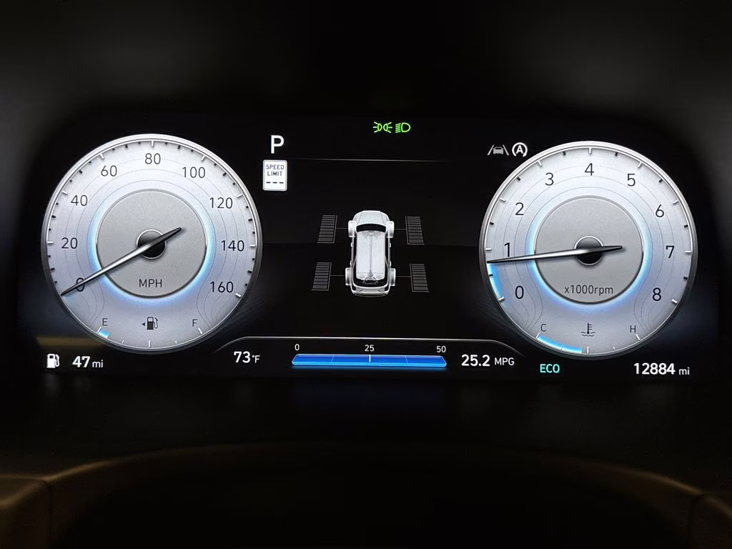 2025 Hyper White Hyundai Palisade Calligraphy Night Edition AWD SUV