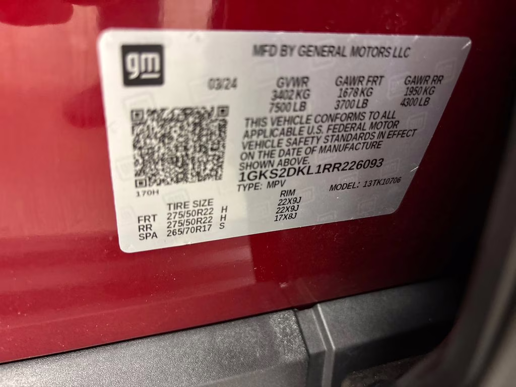 2024 Volcanic Red Tintcoat GMC Yukon Denali 4X4 SUV