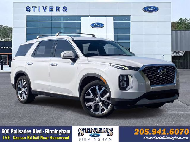 2020 Hyper White Hyundai Palisade SEL FWD SUV