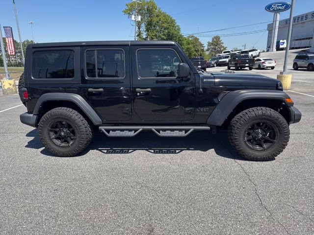 2022 Black Clearcoat Jeep Wrangler Unlimited Sport S 4X4 SUV