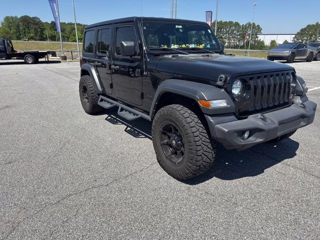 2022 Black Clearcoat Jeep Wrangler Unlimited Sport S 4X4 SUV