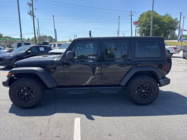 2022 Black Clearcoat Jeep Wrangler Unlimited Sport S 4X4 SUV