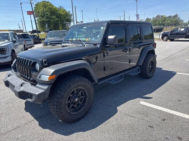 2022 Black Clearcoat Jeep Wrangler Unlimited Sport S 4X4 SUV