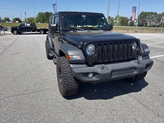 2022 Black Clearcoat Jeep Wrangler Unlimited Sport S 4X4 SUV