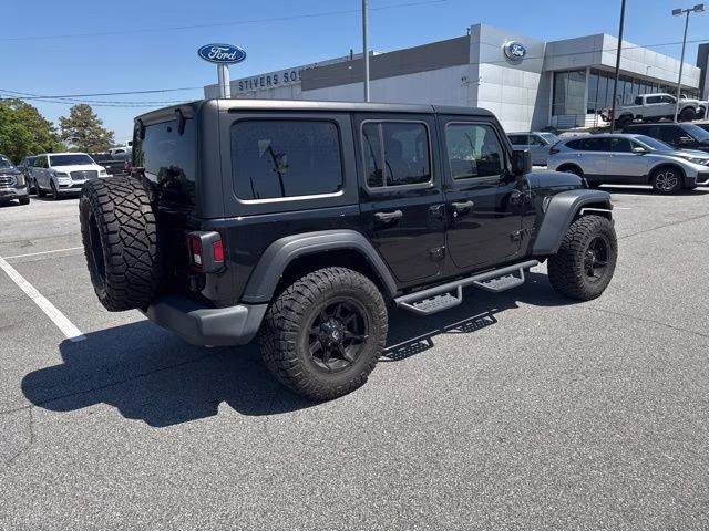 2022 Black Clearcoat Jeep Wrangler Unlimited Sport S 4X4 SUV