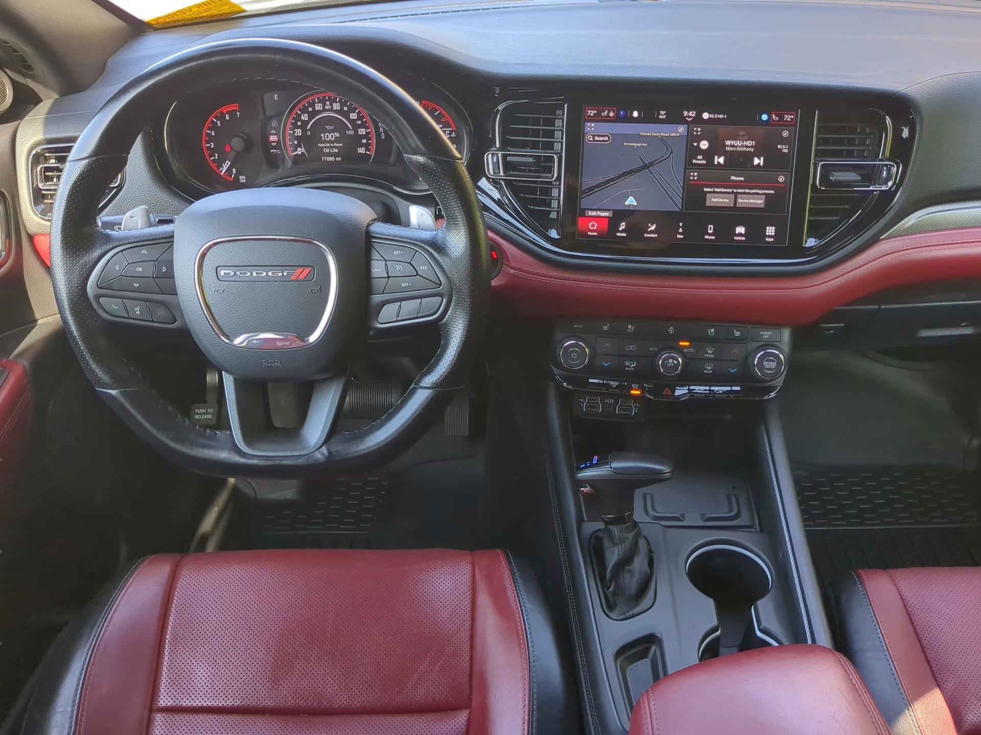 2022 White Knuckle Clearcoat Dodge Durango R/T RWD SUV