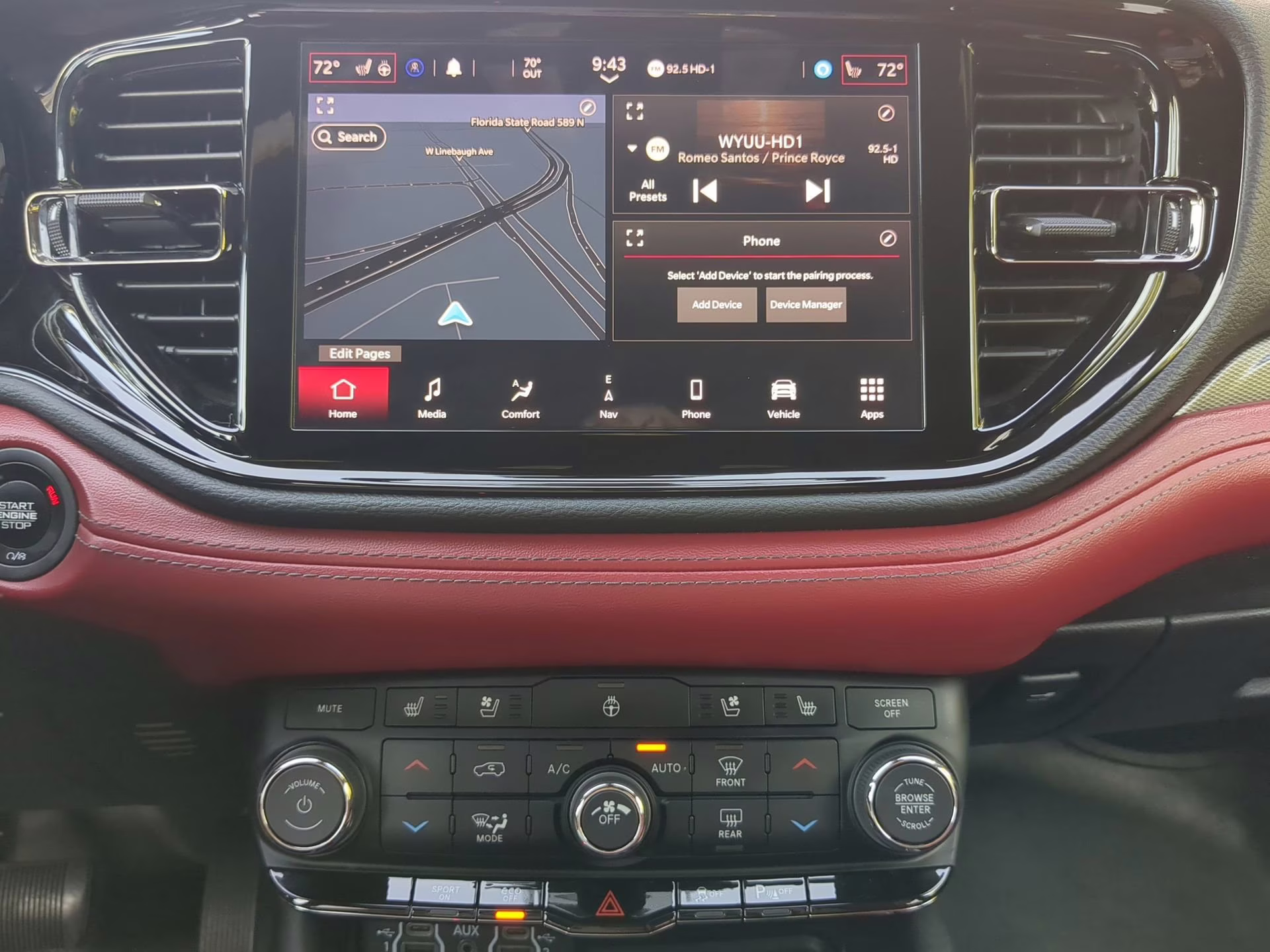 2022 White Knuckle Clearcoat Dodge Durango R/T RWD SUV