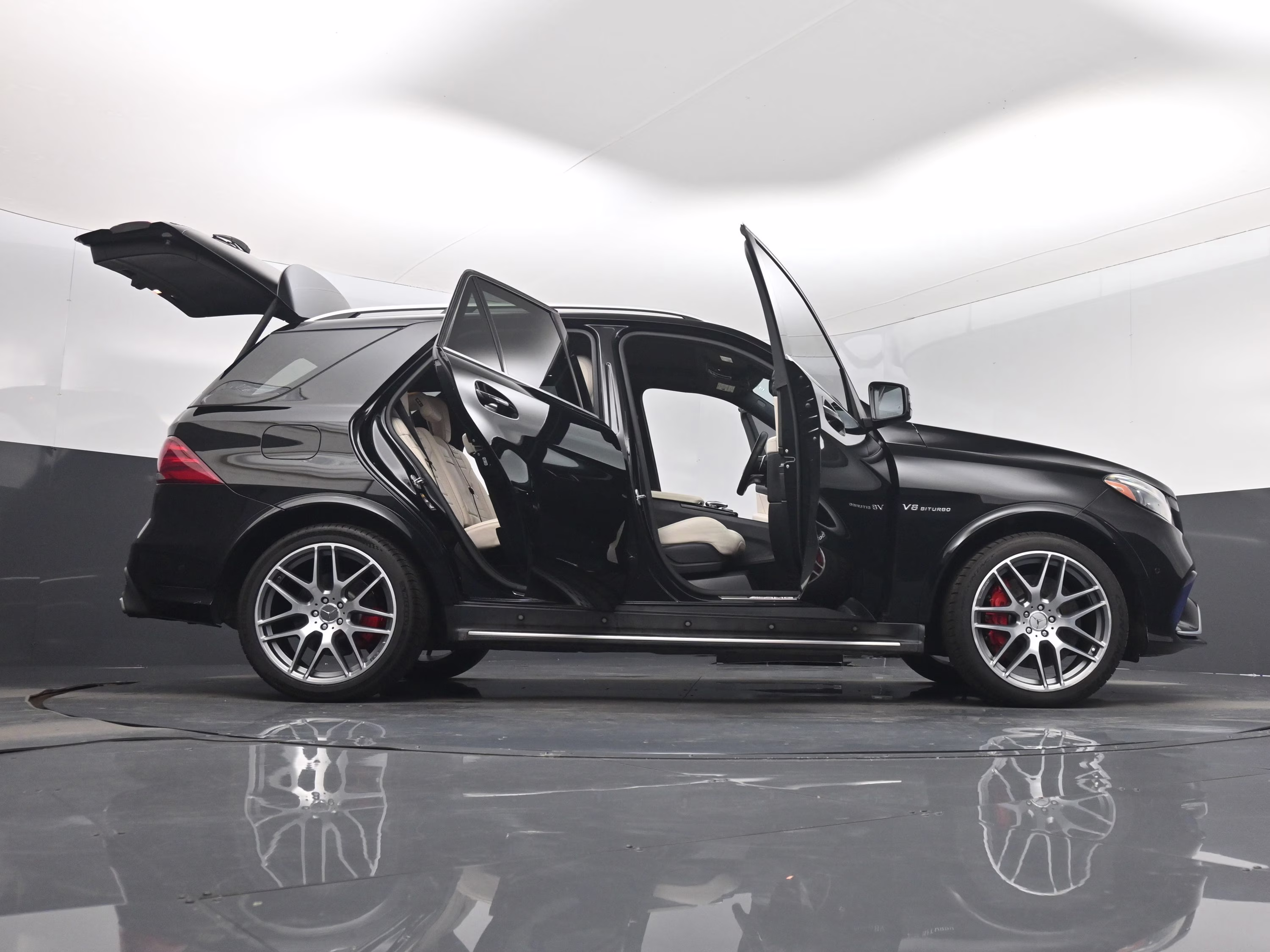 2016 Black Mercedes-Benz GLE GLE 63 AMG AWD SUV