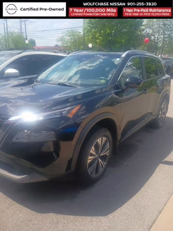 2023 Super Black Nissan Rogue SV FWD SUV