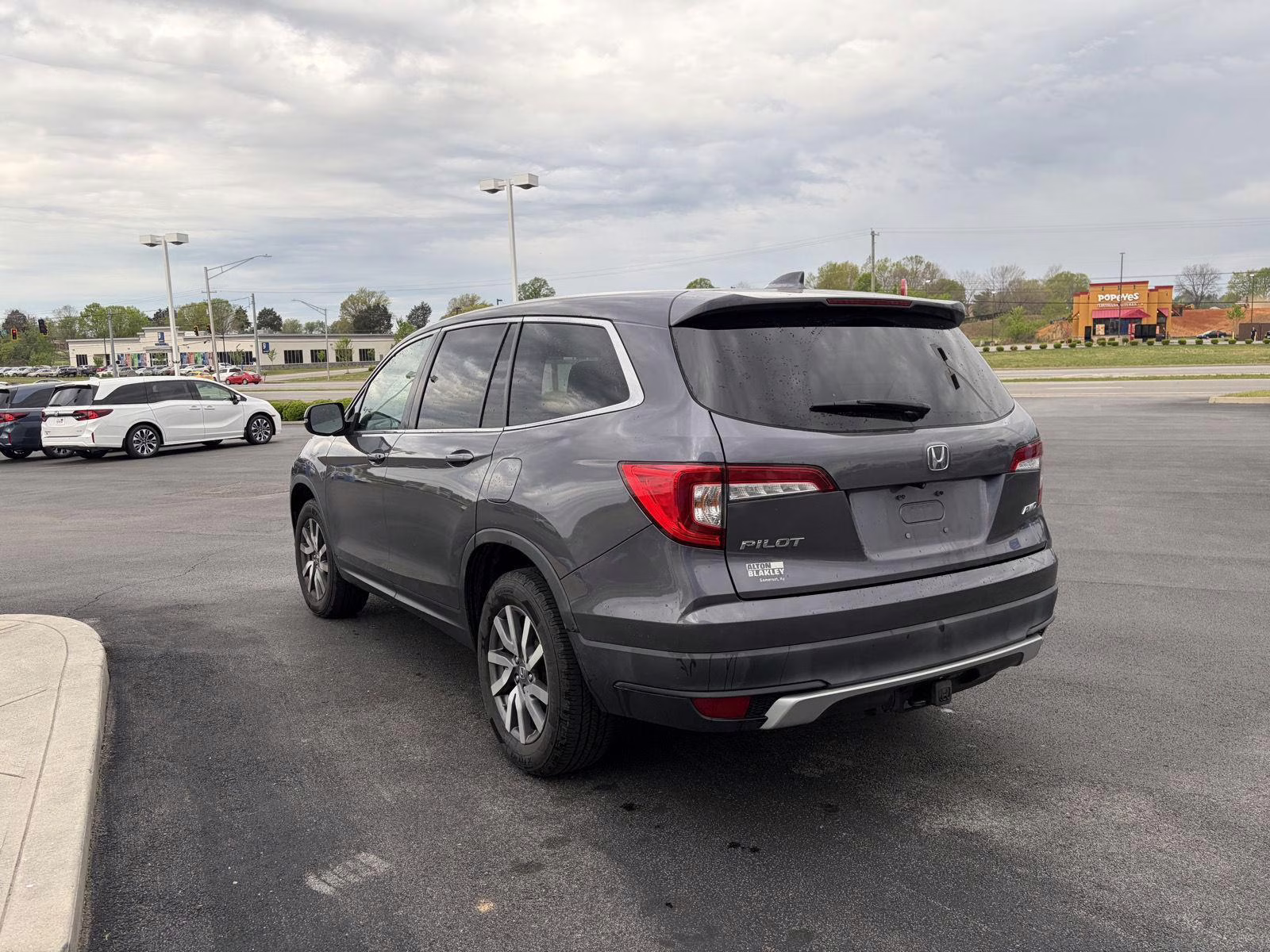 2021 Modern Steel Metallic Honda Pilot EX-L AWD SUV