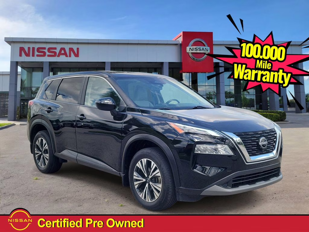 2023 Super Black Nissan Rogue SV FWD SUV