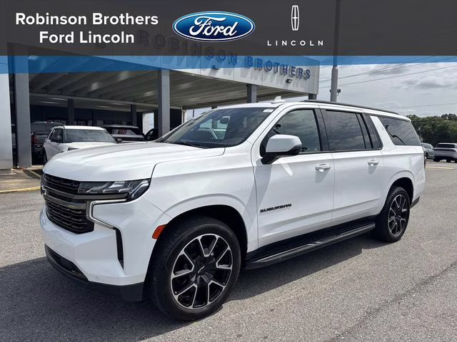 2021 Summit White Chevrolet Suburban RST RWD SUV