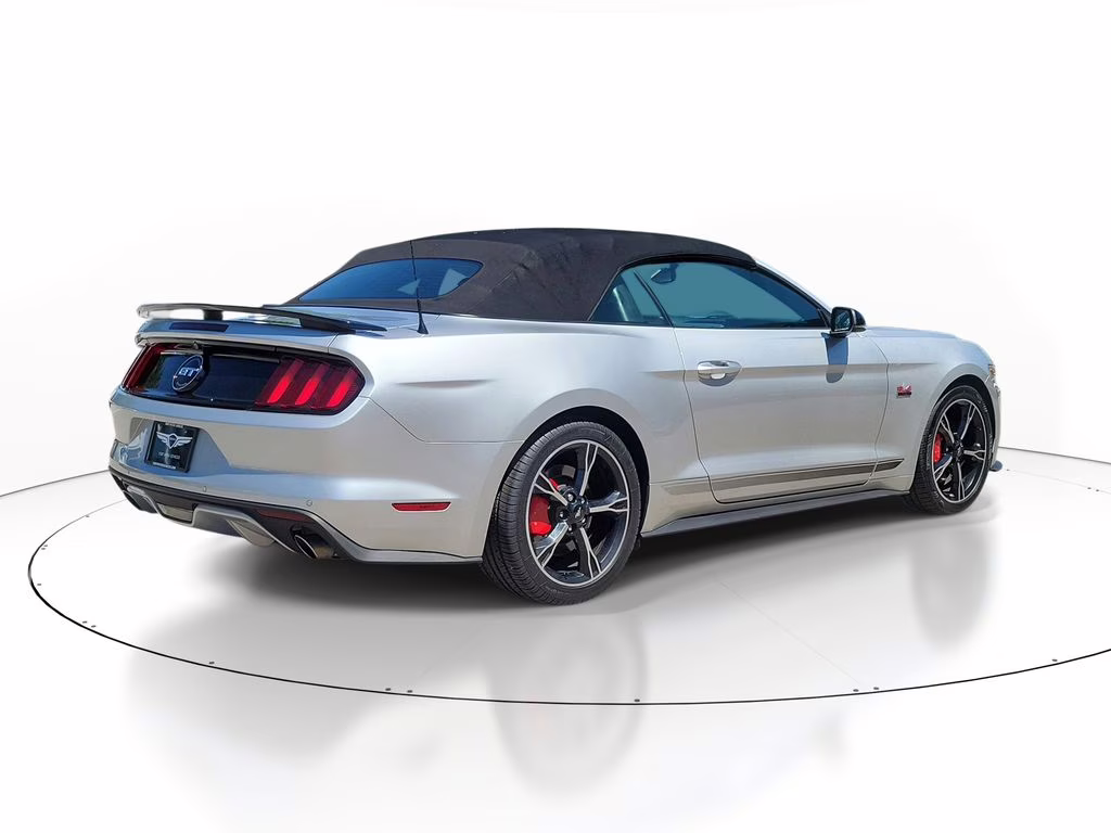 2017 Silver Ford Mustang GT Premium RWD Convertible