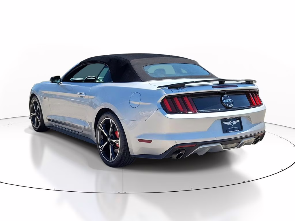 2017 Silver Ford Mustang GT Premium RWD Convertible