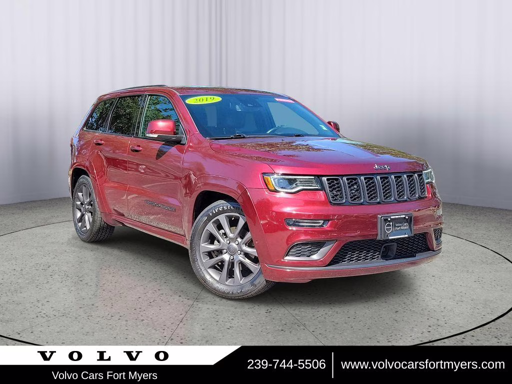 2019 Velvet Red Pearlcoat Jeep Grand Cherokee High Altitude 4X4 SUV
