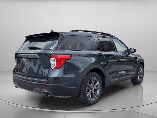 2023 Blue Metallic Ford Explorer XLT RWD SUV
