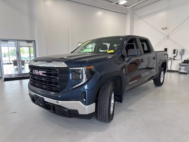 2022 Pacific Blue Metallic GMC Sierra 1500 Pro 4X4 Truck