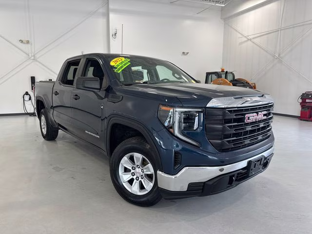 2022 Pacific Blue Metallic GMC Sierra 1500 Pro 4X4 Truck