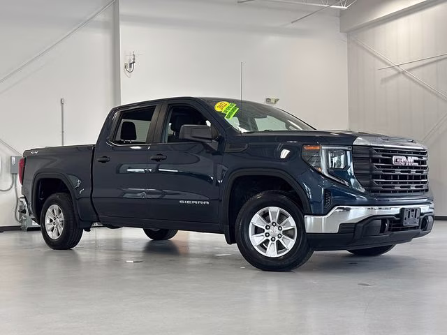 2022 Pacific Blue Metallic GMC Sierra 1500 Pro 4X4 Truck