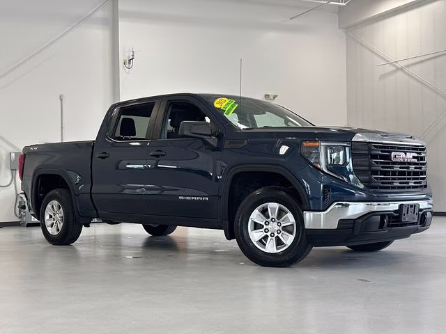 2022 Pacific Blue Metallic GMC Sierra 1500 Pro 4X4 Truck