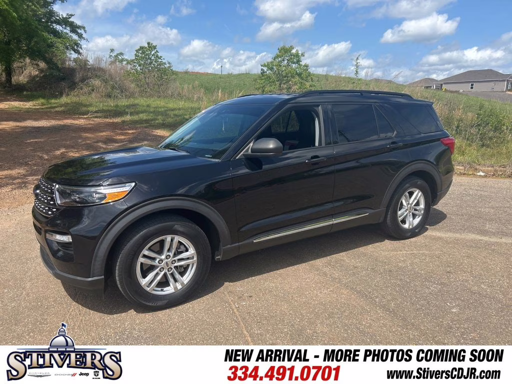 2020 Black Metallic Ford Explorer XLT RWD SUV